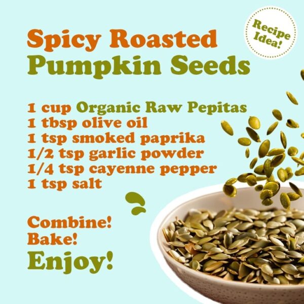 Organic Raw Pepitas (Pumpkin Seeds) - Image 5